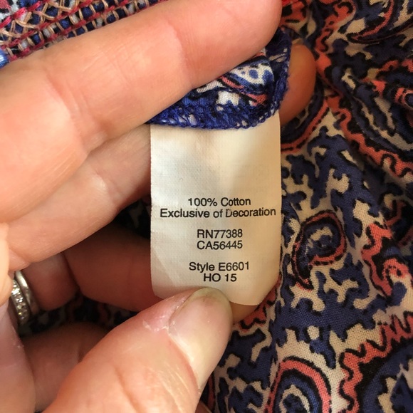 J. Crew Paisley Print Top - Picture 5 of 5